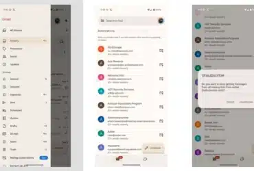 Manage subscription GMail