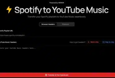 Spotify to YouTube Music