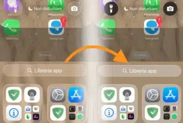 Disattivare Liquid Glass iOS