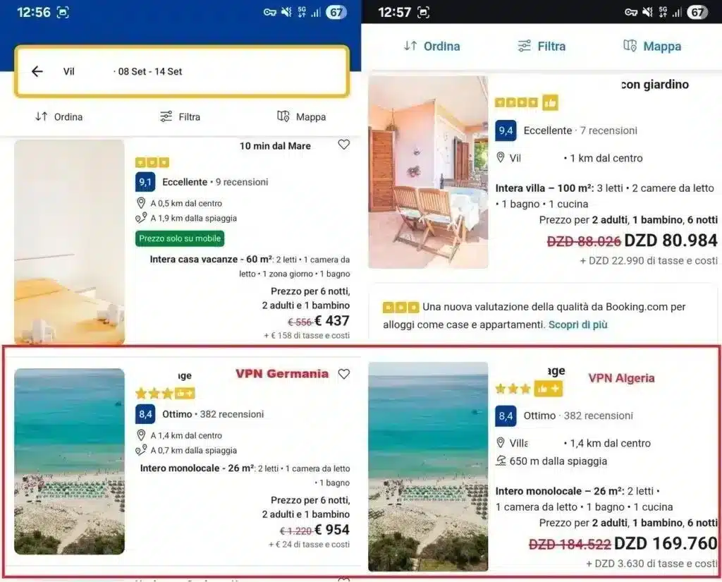 Viaggi con VPN Risparmio
