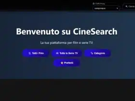 CineSearch Home Page