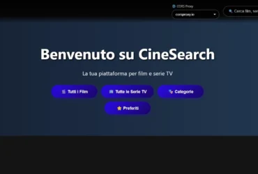 CineSearch Home Page