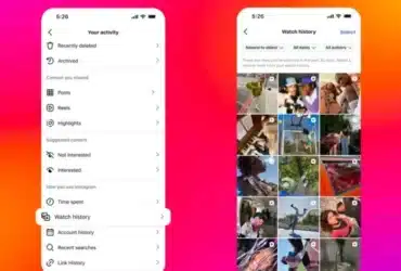 Instagram Reels cronologia