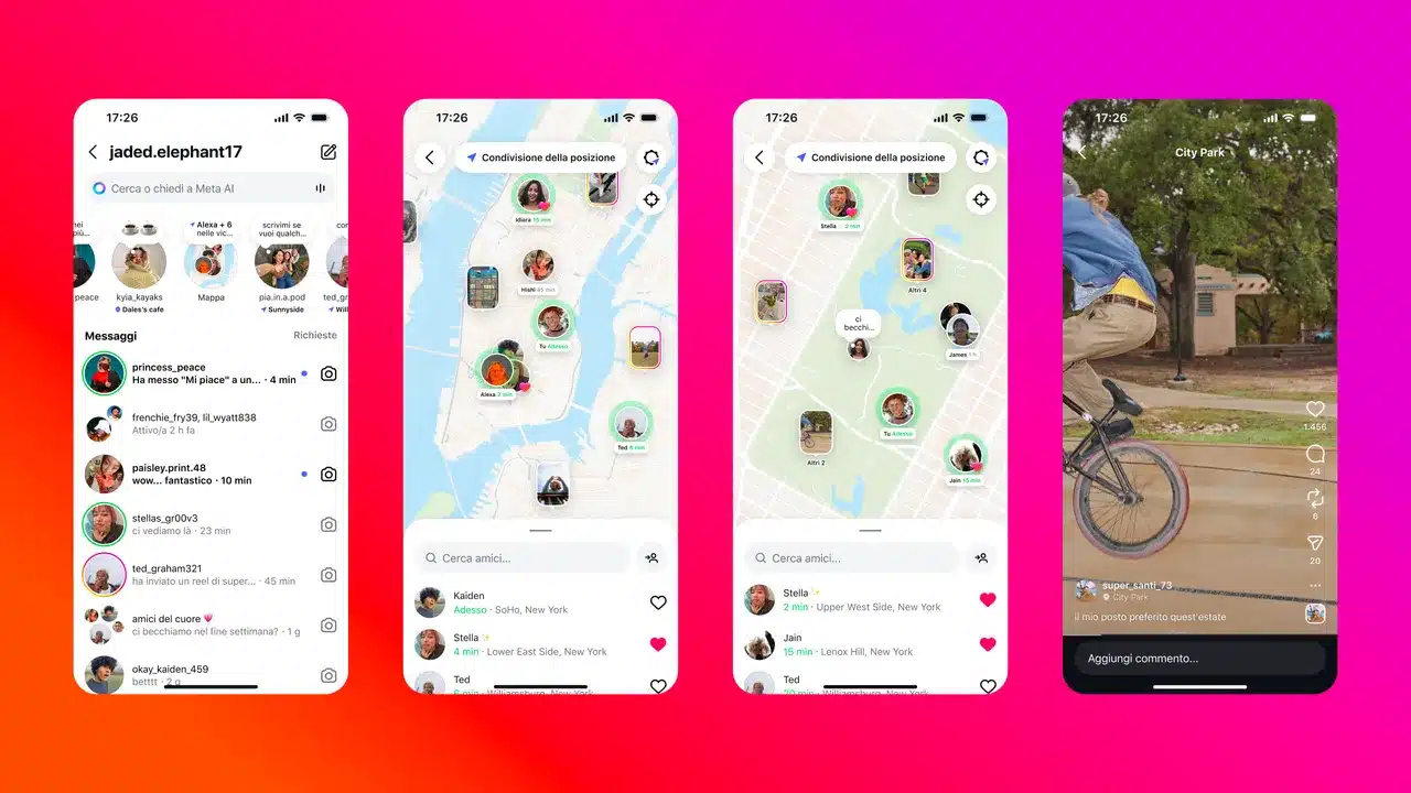 Mappa Instagram