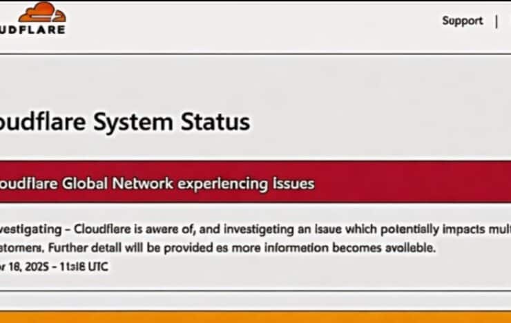 Cloudflare Down 18.11