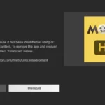 Amazon Fire TV App Disabled Blocked
