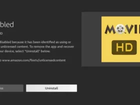 Amazon Fire TV App Disabled Blocked