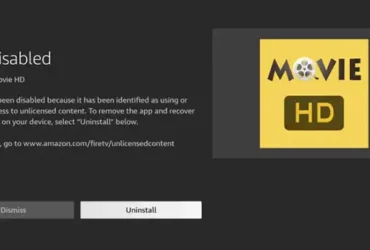 Amazon Fire TV App Disabled Blocked