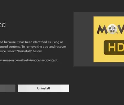 Amazon Fire TV App Disabled Blocked