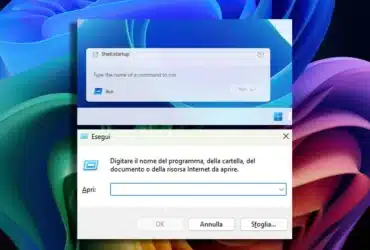 Nuova Finestra Esegui Run Windows 11