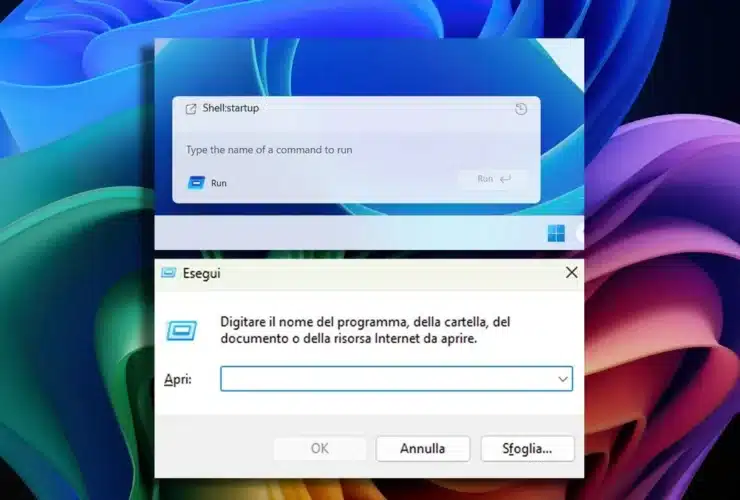 Nuova Finestra Esegui Run Windows 11