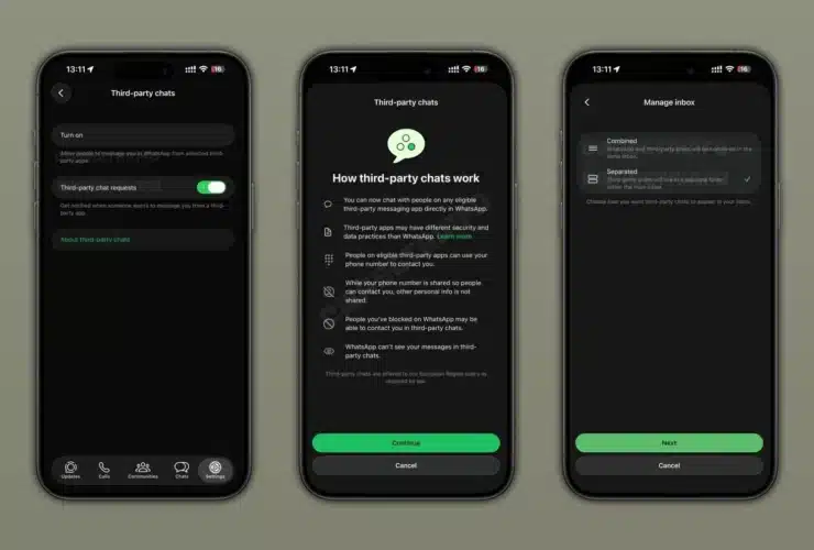 WhatsApp App Terze Parti