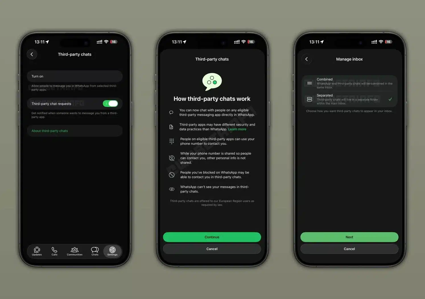 WhatsApp App Terze Parti