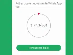 Account WhatsApp Sospeso