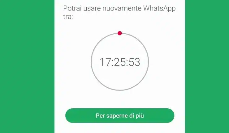 Account WhatsApp Sospeso