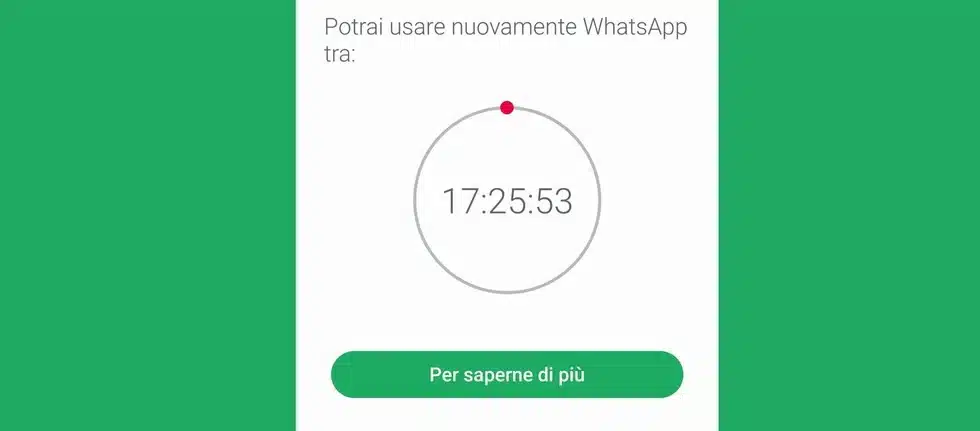 Account WhatsApp Sospeso