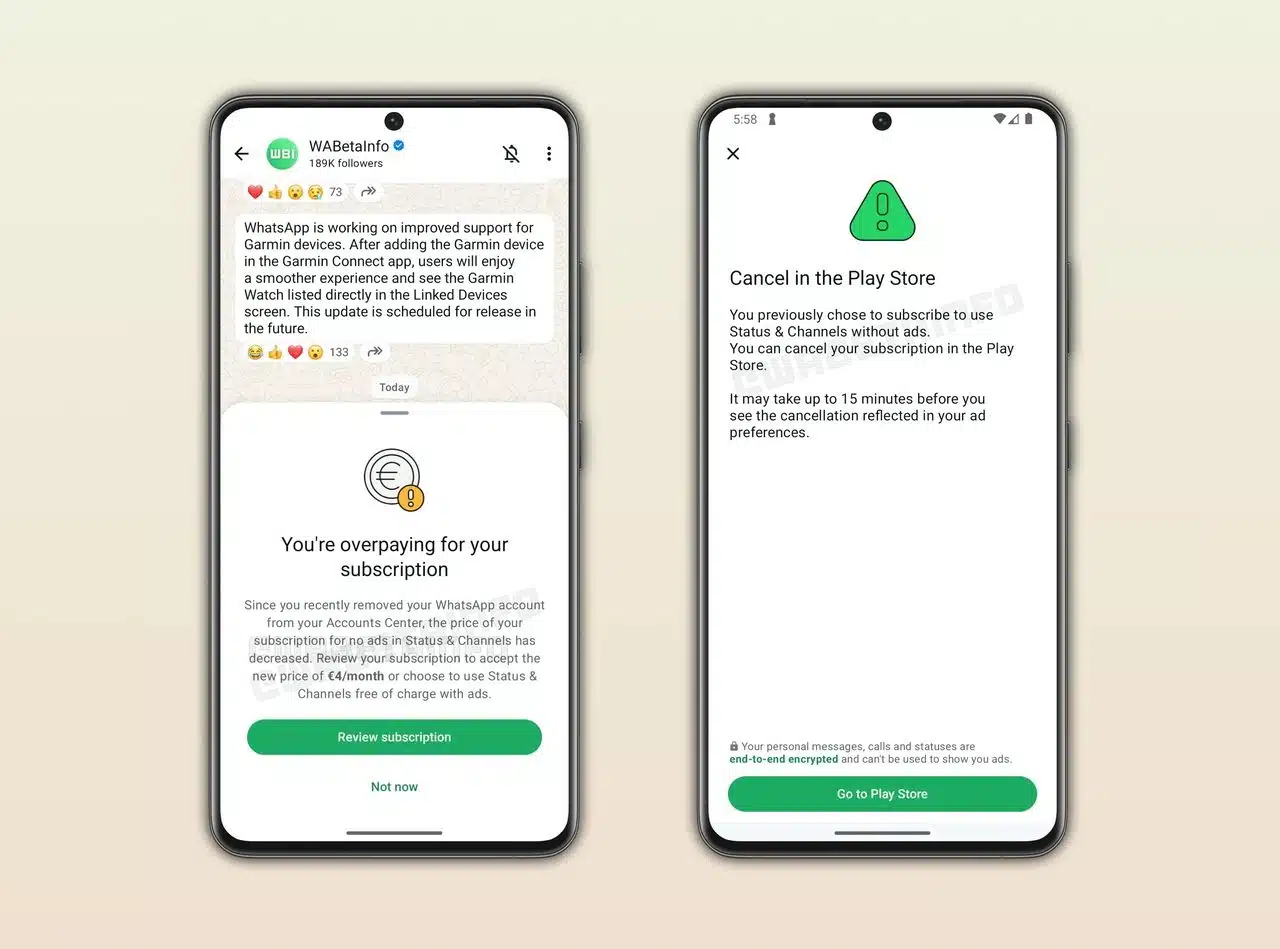 Prezzo WhatsApp a Pagamento
