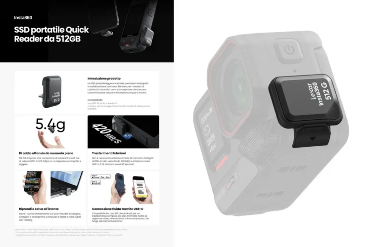 Insta360 Quick Reader SSD