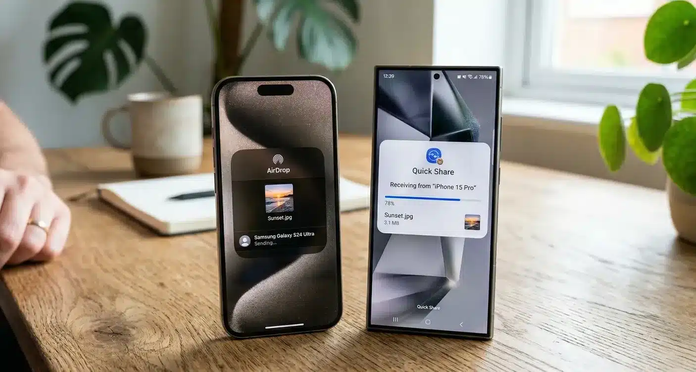 Samsung Quick Share - Apple AirDrop