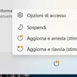 Aggiorna e Arresta Windows 11