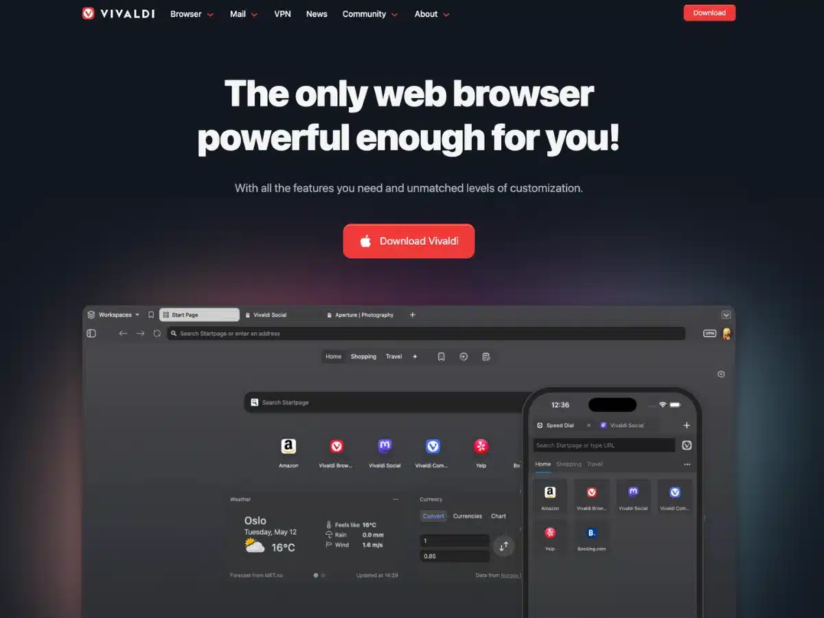 Vivaldi 8.0