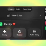 WhatsApp Apple CarPlay