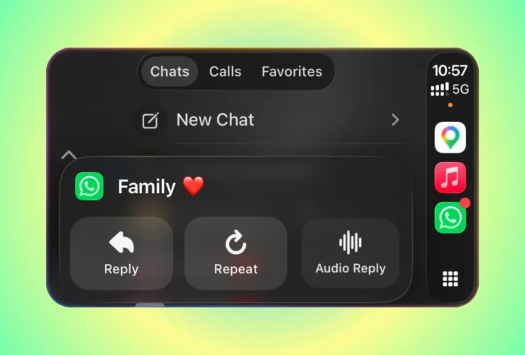 WhatsApp Apple CarPlay