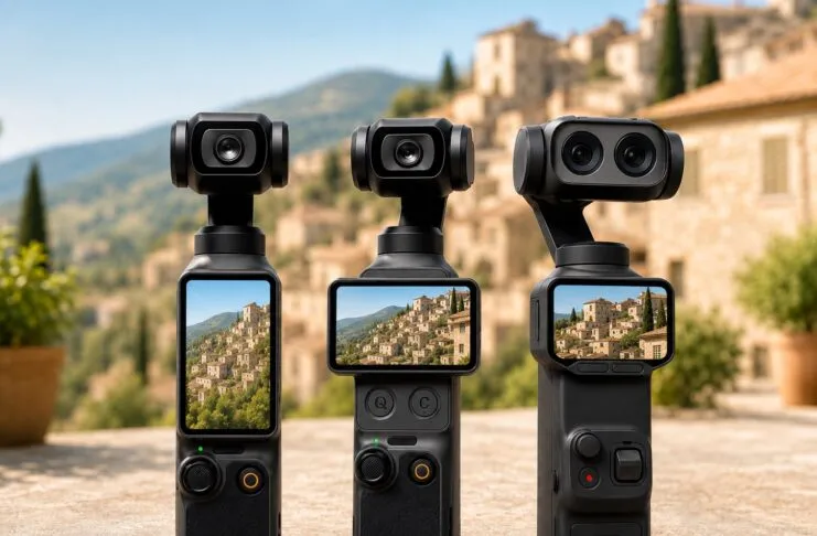 DJI Osmo Pocket 3, DJI Osmo Pocket 4 vs Insta360 Luna Ultra
