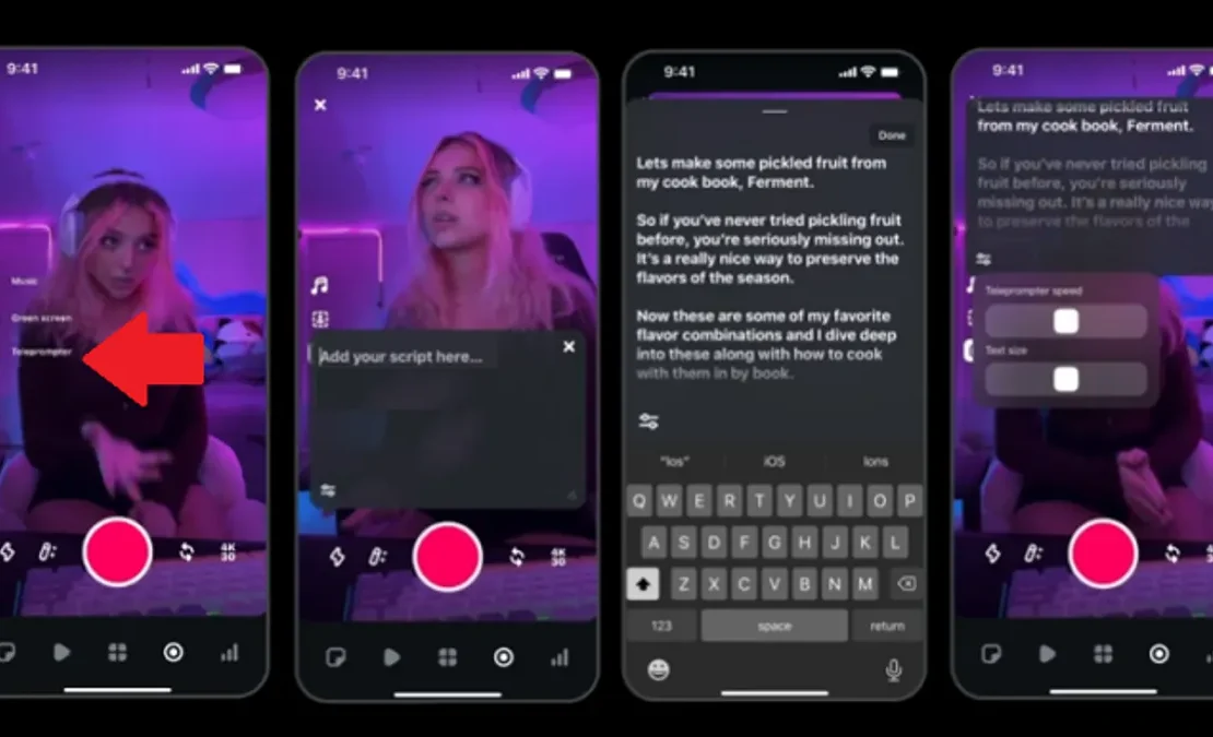 Instagram Teleprompter
