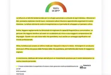 Siti Capire Testo fatto con AI