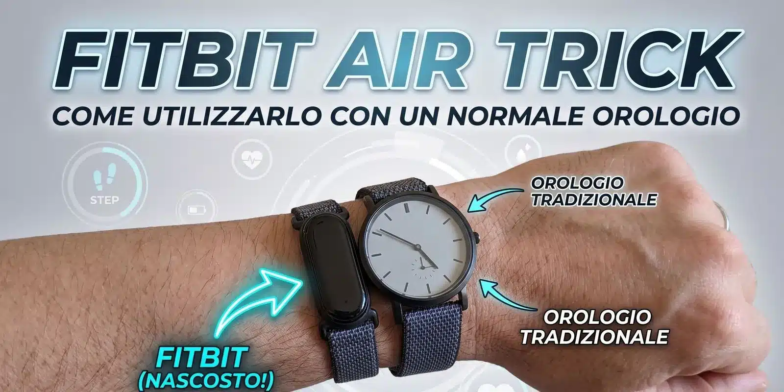 Trucco Fitbit Air Orologio