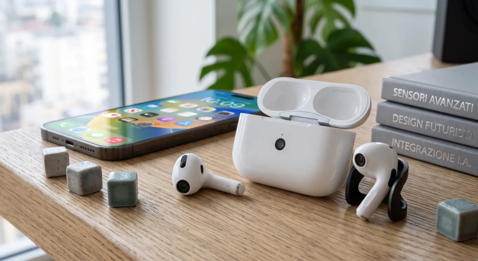 iPhone 18 e AirPods con Fotocamera